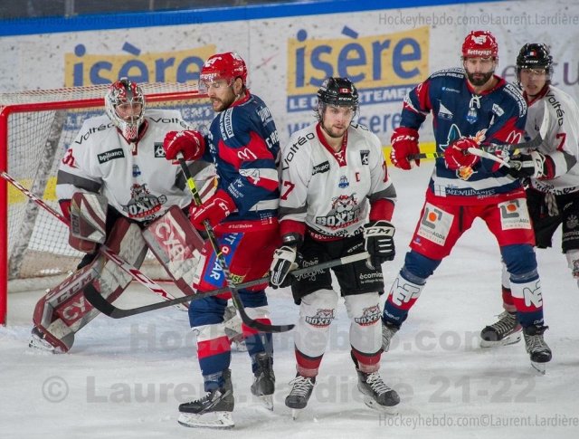 Photo hockey match Grenoble  - Bordeaux le 12/03/2022