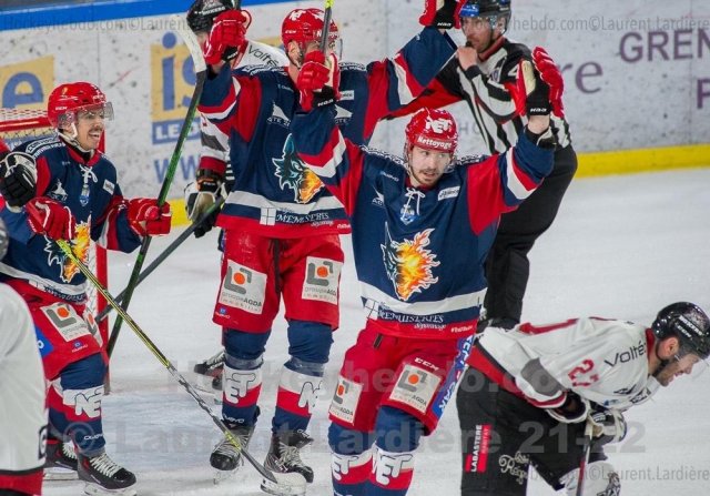 Photo hockey match Grenoble  - Bordeaux le 12/03/2022