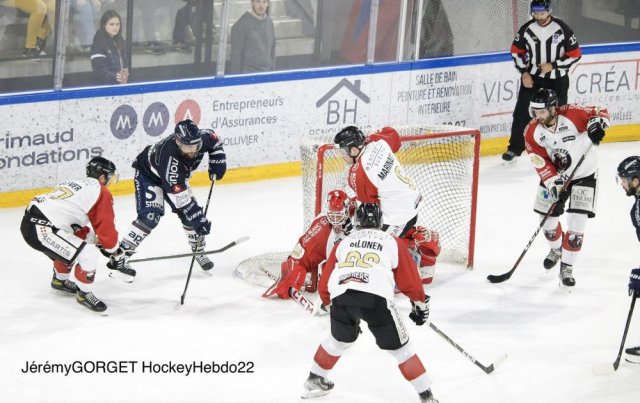 Photo hockey match Angers  - Chamonix  le 12/03/2022