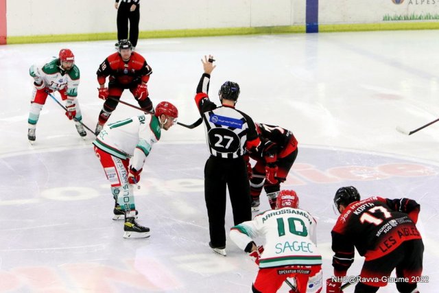 Photo hockey match Nice - Anglet le 11/03/2022