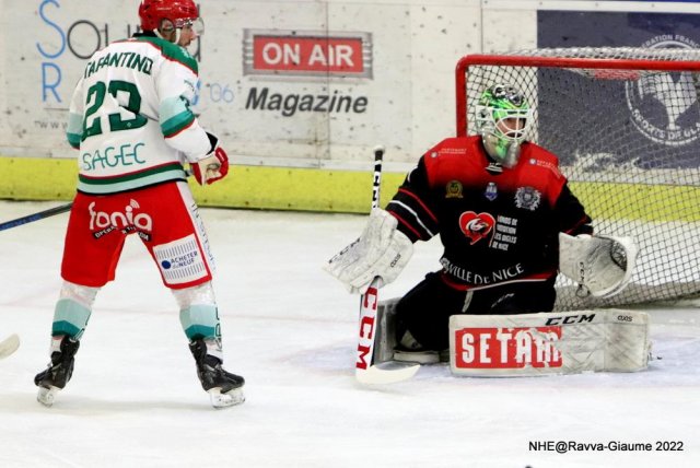 Photo hockey match Nice - Anglet le 11/03/2022