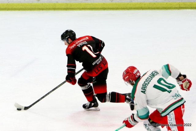 Photo hockey match Nice - Anglet le 11/03/2022