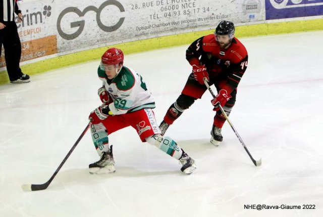 Photo hockey match Nice - Anglet le 11/03/2022