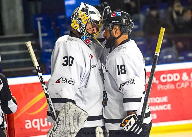 Photo hockey match Nantes - Brest  le 11/03/2022