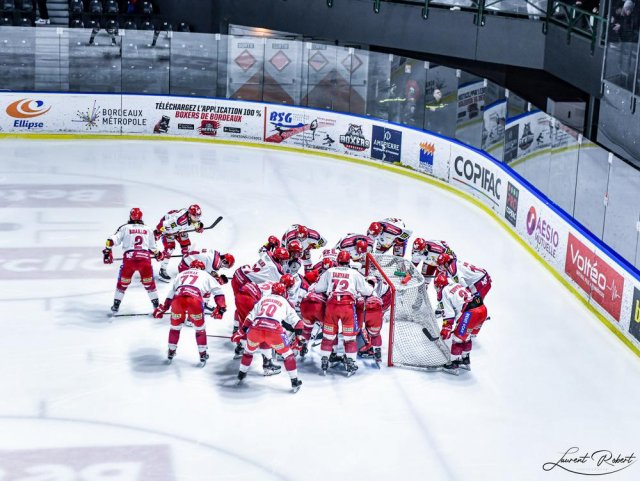 Photo hockey match Bordeaux - Grenoble  le 14/03/2022