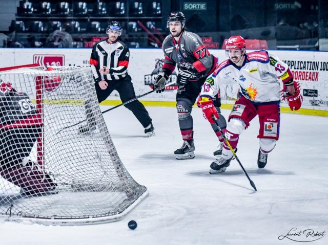 Photo hockey match Bordeaux - Grenoble  le 14/03/2022