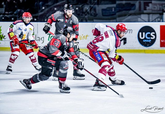 Photo hockey match Bordeaux - Grenoble  le 14/03/2022