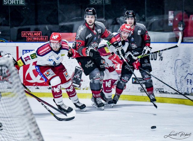 Photo hockey match Bordeaux - Grenoble  le 14/03/2022