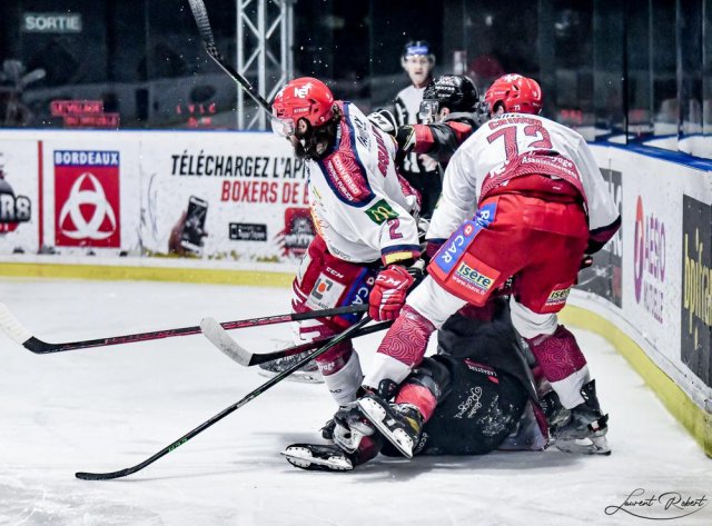Photo hockey match Bordeaux - Grenoble  le 15/03/2022