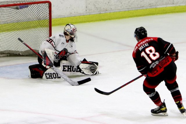 Photo hockey match Nice - Mulhouse le 16/03/2022