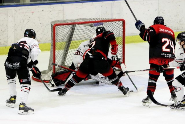 Photo hockey match Nice - Mulhouse le 16/03/2022