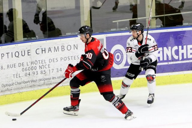 Photo hockey match Nice - Mulhouse le 16/03/2022