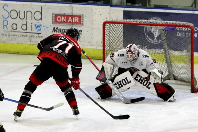 Photo hockey match Nice - Mulhouse le 16/03/2022