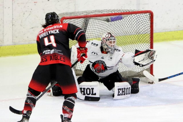 Photo hockey match Nice - Mulhouse le 16/03/2022