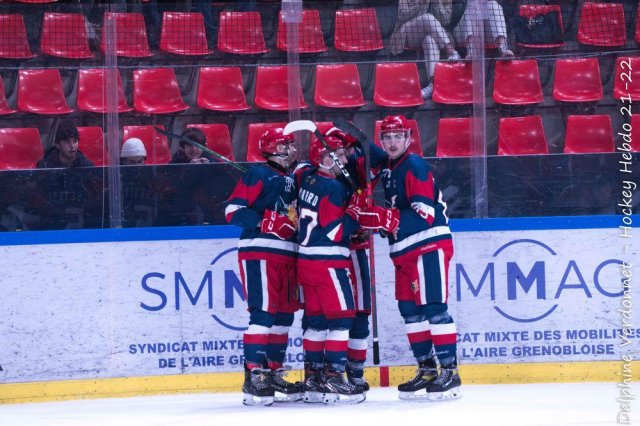 Photo hockey reportage U20 Photos 1/2 finale Grenoble - Anglet