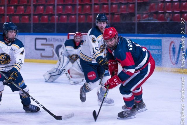 Photo hockey reportage U20 Grenoble - Villard de Lans