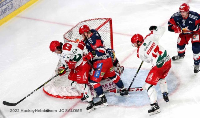 Photo hockey match Grenoble  - Cergy-Pontoise le 23/03/2022