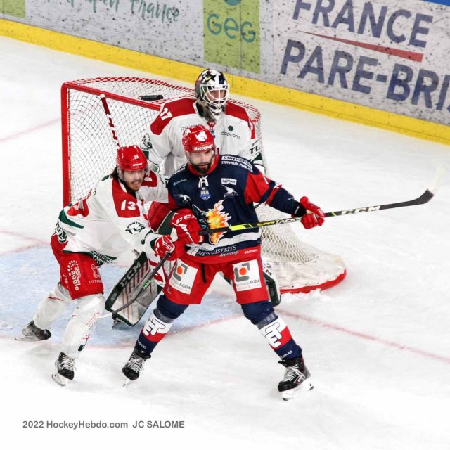 Photo hockey match Grenoble  - Cergy-Pontoise le 23/03/2022