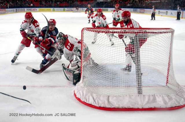 Photo hockey match Grenoble  - Cergy-Pontoise le 23/03/2022