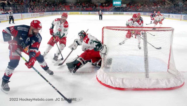 Photo hockey match Grenoble  - Cergy-Pontoise le 23/03/2022