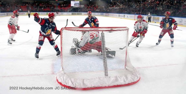 Photo hockey match Grenoble  - Cergy-Pontoise le 23/03/2022