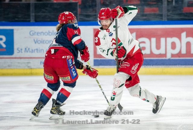 Photo hockey match Grenoble  - Cergy-Pontoise le 23/03/2022