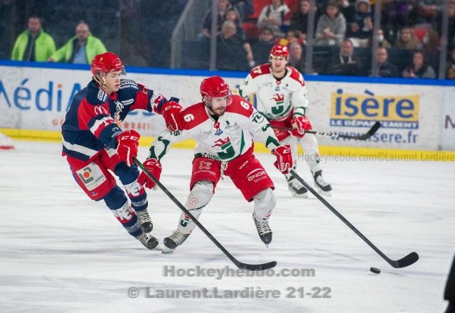 Photo hockey match Grenoble  - Cergy-Pontoise le 23/03/2022