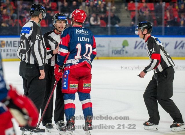 Photo hockey match Grenoble  - Cergy-Pontoise le 23/03/2022