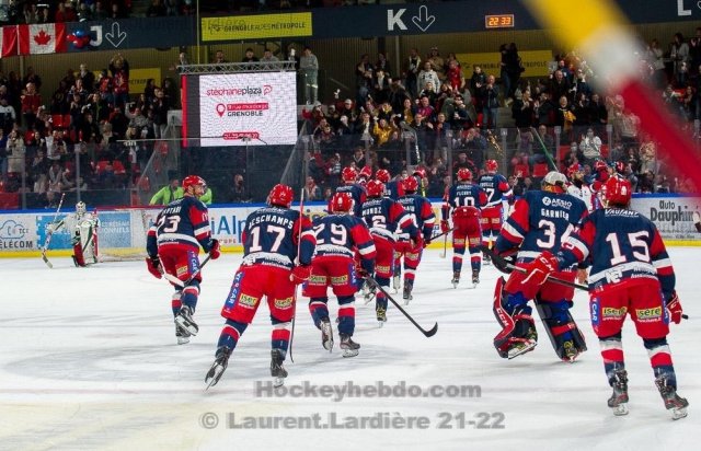 Photo hockey match Grenoble  - Cergy-Pontoise le 23/03/2022
