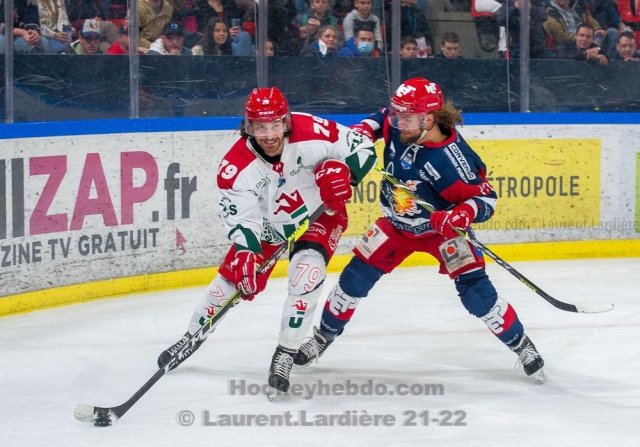 Photo hockey match Grenoble  - Cergy-Pontoise le 24/03/2022