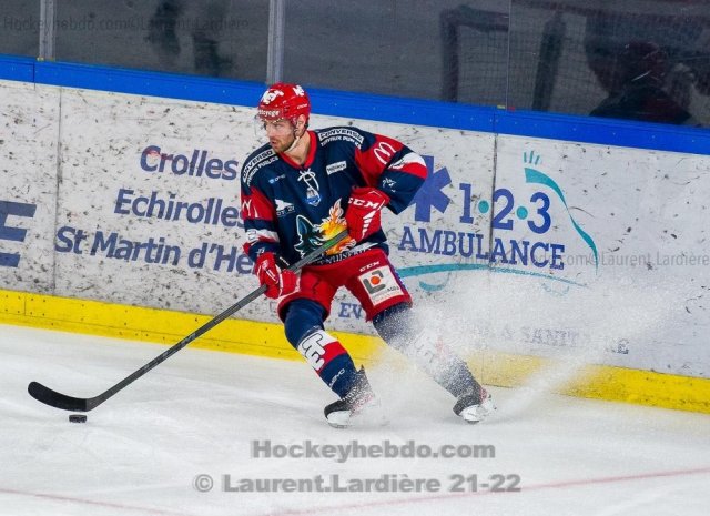 Photo hockey match Grenoble  - Cergy-Pontoise le 24/03/2022