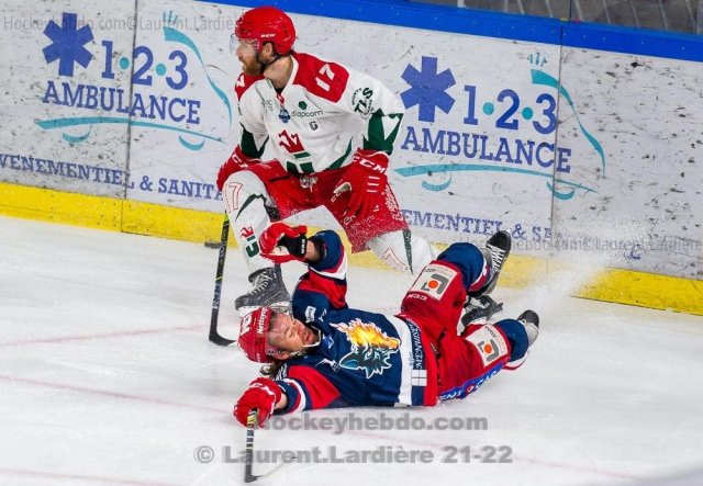 Photo hockey match Grenoble  - Cergy-Pontoise le 24/03/2022
