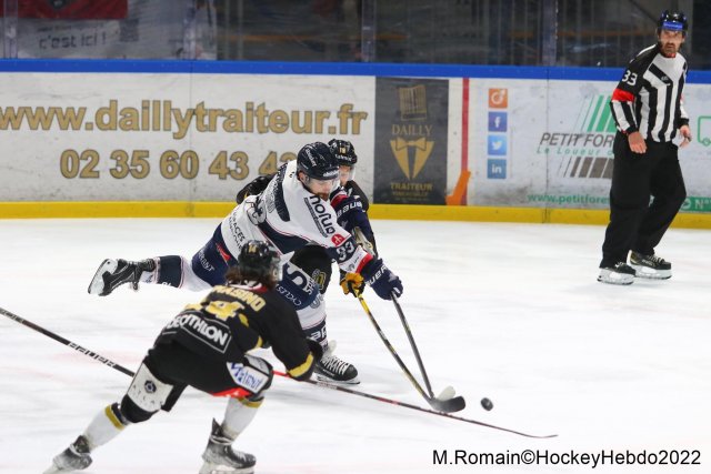 Photo hockey match Rouen - Angers  le 26/03/2022