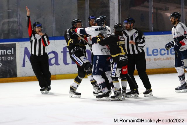 Photo hockey match Rouen - Angers  le 26/03/2022