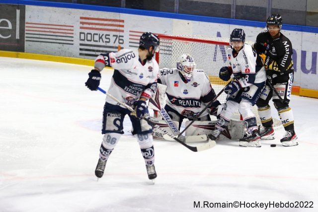 Photo hockey match Rouen - Angers  le 26/03/2022