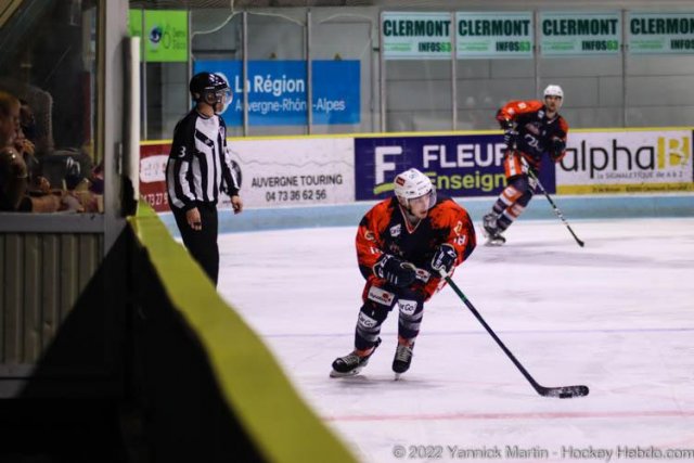 Photo hockey match Clermont-Ferrand - Tours  le 26/03/2022