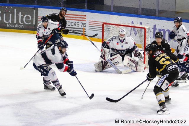 Photo hockey match Rouen - Angers  le 27/03/2022