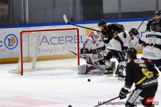 Photo hockey match Rouen - Angers  le 27/03/2022