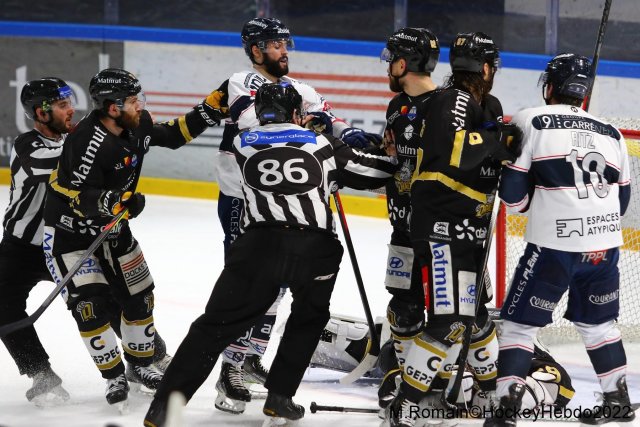 Photo hockey match Rouen - Angers  le 27/03/2022