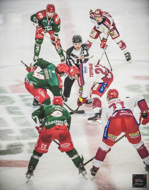 Photo hockey match Cergy-Pontoise - Grenoble  le 27/03/2022