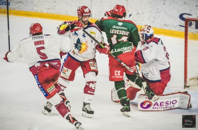 Photo hockey match Cergy-Pontoise - Grenoble  le 27/03/2022