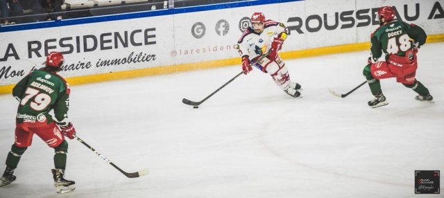 Photo hockey match Cergy-Pontoise - Grenoble  le 27/03/2022