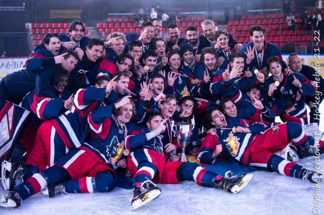 Photo hockey reportage Grenoble Champion de France U20