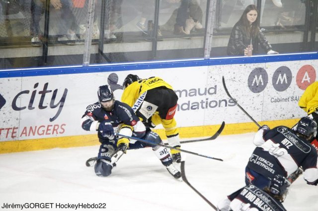 Photo hockey match Angers  - Rouen le 29/03/2022