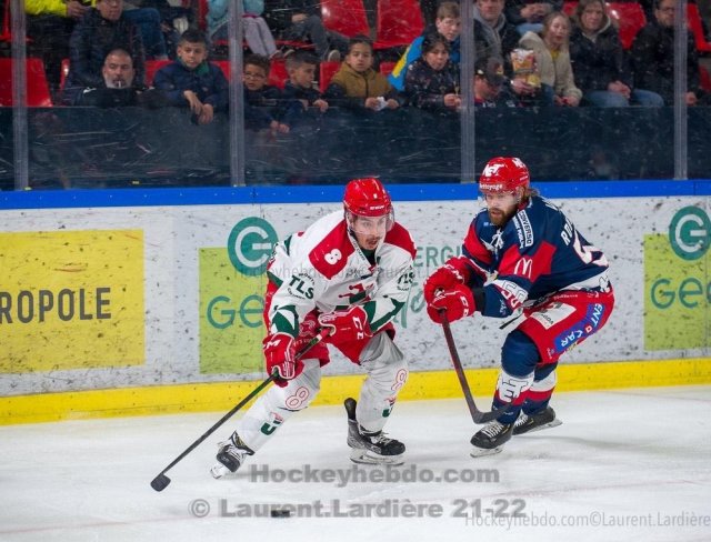 Photo hockey match Grenoble  - Cergy-Pontoise le 29/03/2022