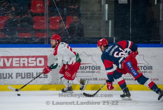 Photo hockey match Grenoble  - Cergy-Pontoise le 29/03/2022