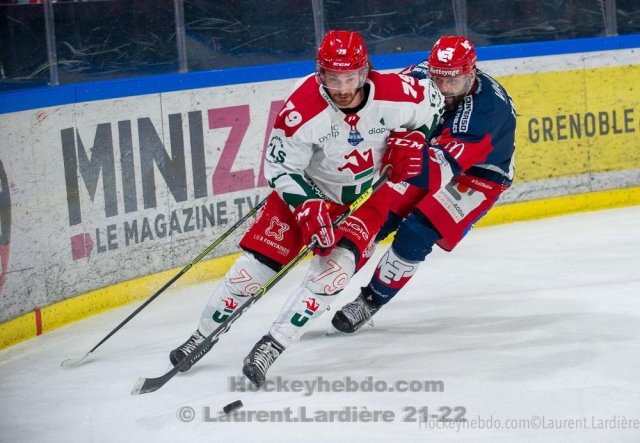 Photo hockey match Grenoble  - Cergy-Pontoise le 29/03/2022