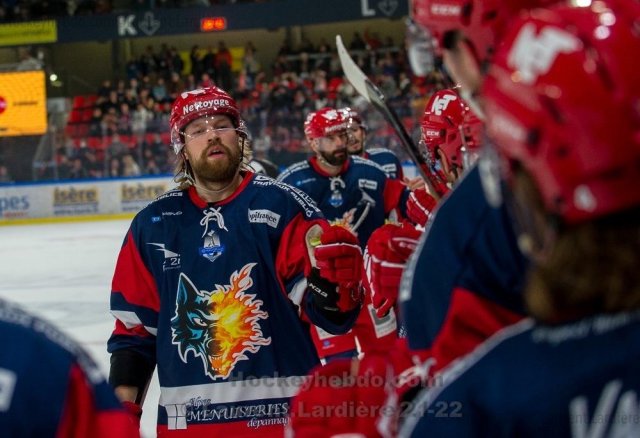 Photo hockey match Grenoble  - Cergy-Pontoise le 29/03/2022