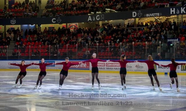 Photo hockey match Grenoble  - Cergy-Pontoise le 29/03/2022