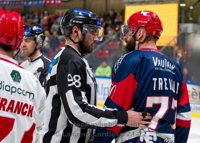 Photo hockey match Grenoble  - Cergy-Pontoise le 29/03/2022